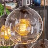 Koyoto Hanglamp, Kogellampje, Hanglamp Duidelijk, Rookkleurig, 6-lichts