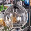 Koyoto Hanglamp, Kogellampje, Hanglamp Amber, Duidelijk, Rookkleurig, 6-lichts