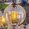 Koyoto Hanglamp, Kogellampje, Hanglamp Amber, Duidelijk, 6-lichts