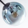 Gastor Plafondlamp, Kogellampje 62 cm Blauw, Groen, Duidelijk, Koperkleurig, 6-lichts