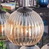 Koyoto Hanglamp, Kogellampje, Hanglamp Amber, 6-lichts