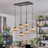 Ripoll Hanglamp, Kogellampje, Hanglamp Amber, 6-lichts