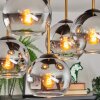 Koyoto Plafondlamp, Kogellampje Goud, Zwart, 5-lichts