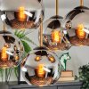 Koyoto Plafondlamp, Kogellampje Goud, Zwart, 5-lichts