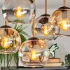 Koyoto Plafondlamp, Kogellampje Goud, Zwart, 5-lichts
