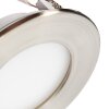 Ramek Plafondlamp, Inbouw armatuur LED Nikkel mat, 3-lichts