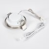 Ramek Plafondlamp, Inbouw armatuur LED Nikkel mat, 3-lichts