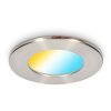 Ramek Plafondlamp, Inbouw armatuur LED Nikkel mat, 3-lichts