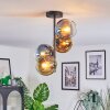 Koyoto Plafondlamp, Kogellampje 31 cm Blauw, Goud, Groen, Duidelijk, 4-lichts