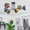 Koyoto Plafondlamp, Kogellampje 78 cm Blauw, Goud, Groen, Duidelijk, Koperkleurig, 6-lichts