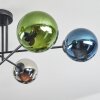 Gastor Plafondlamp, Kogellampje 80 cm Blauw, Chroom, Groen, Koperkleurig, Rookkleurig, 6-lichts