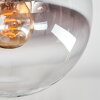 Koyoto Plafondlamp, Kogellampje Duidelijk, Rookkleurig, 3-lichts