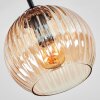 Koyoto Plafondlamp, Kogellampje Amber, 3-lichts