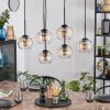 Koyoto Hanglamp, Kogellampje, Hanglamp Amber, Duidelijk, 6-lichts