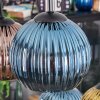 Koyoto Hanglamp, Kogellampje, Hanglamp Blauw, Goud, Koperkleurig, 6-lichts