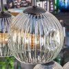 Ripoll Hanglamp, Kogellampje, Hanglamp Amber, Duidelijk, 6-lichts