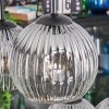 Ripoll Hanglamp, Kogellampje, Hanglamp Duidelijk, Rookkleurig, 6-lichts