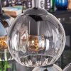 Koyoto Hanglamp, Kogellampje, Hanglamp Amber, Duidelijk, Rookkleurig, 6-lichts