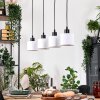 Bassagoda Hanglamp, Hanglamp Natuurlijke kleuren, Zwart, 4-lichts