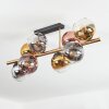 Koyoto Plafondlamp, Kogellampje Goud, Zwart, 8-lichts