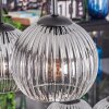Koyoto Hanglamp, Kogellampje, Hanglamp Duidelijk, Rookkleurig, 6-lichts