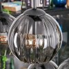 Koyoto Hanglamp, Kogellampje, Hanglamp Rookkleurig, 6-lichts