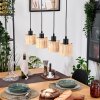Cavaca Hanglamp, Hanglamp Natuurlijke kleuren, Zwart, 4-lichts