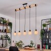 Cavaca Hanglamp, Hanglamp Natuurlijke kleuren, Zwart, 5-lichts