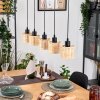 Cavaca Hanglamp, Hanglamp Natuurlijke kleuren, Zwart, 5-lichts