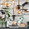 Koyoto Plafondlamp, Kogellampje Goud, Zwart, 5-lichts