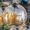 Koyoto Hanglamp, Kogellampje, Hanglamp Amber, 6-lichts