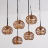 Mulstrand Hanglamp, Hanglamp Natuurlijke kleuren, 6-lichts
