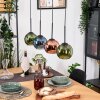 Koyoto Hanglamp, Kogellampje, Hanglamp Natuurlijke kleuren, Zwart, 4-lichts