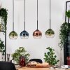 Koyoto Hanglamp, Kogellampje, Hanglamp Natuurlijke kleuren, Zwart, 4-lichts