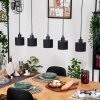 Bassagoda Hanglamp, Hanglamp Natuurlijke kleuren, Zwart, 5-lichts