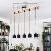 Bassagoda Hanglamp, Hanglamp Natuurlijke kleuren, Zwart, 5-lichts