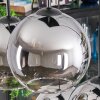 Koyoto Hanglamp, Kogellampje, Hanglamp Chroom, Duidelijk, Rookkleurig, 6-lichts