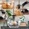 Koyoto Plafondlamp, Kogellampje Goud, Zwart, 5-lichts