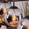 Koyoto Hanglamp, Kogellampje, Hanglamp Natuurlijke kleuren, Zwart, 4-lichts