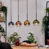 Koyoto Hanglamp, Kogellampje, Hanglamp Natuurlijke kleuren, Zwart, 4-lichts