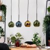 Koyoto Hanglamp, Kogellampje, Hanglamp Natuurlijke kleuren, Zwart, 4-lichts