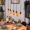 Granja Hanglamp, Hanglamp Natuurlijke kleuren, Zwart, 5-lichts