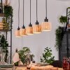 Granja Hanglamp, Hanglamp Natuurlijke kleuren, Zwart, 5-lichts