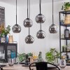 Ripoll Hanglamp, Kogellampje, Hanglamp Rookkleurig, 6-lichts