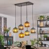 Koyoto Hanglamp, Kogellampje, Hanglamp Blauw, Goud, Groen, Koperkleurig, 6-lichts