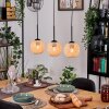 Basto Hanglamp, Hanglamp Natuurlijke kleuren, Zwart, 3-lichts