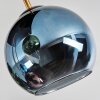 Koyoto Plafondlamp, Kogellampje Goud, Zwart, 5-lichts