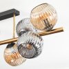 Ripoll Plafondlamp, Kogellampje Goud, Zwart, 8-lichts