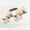 Ripoll Plafondlamp, Kogellampje Goud, Zwart, 8-lichts