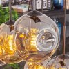 Ripoll Hanglamp, Kogellampje, Hanglamp Amber, Rookkleurig, 6-lichts